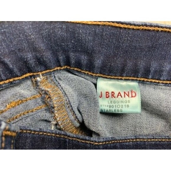J Brand Size 27 Womens Jeans Leggings Starless Dark Wash Low Rise Stretch - Picture 4 of 5